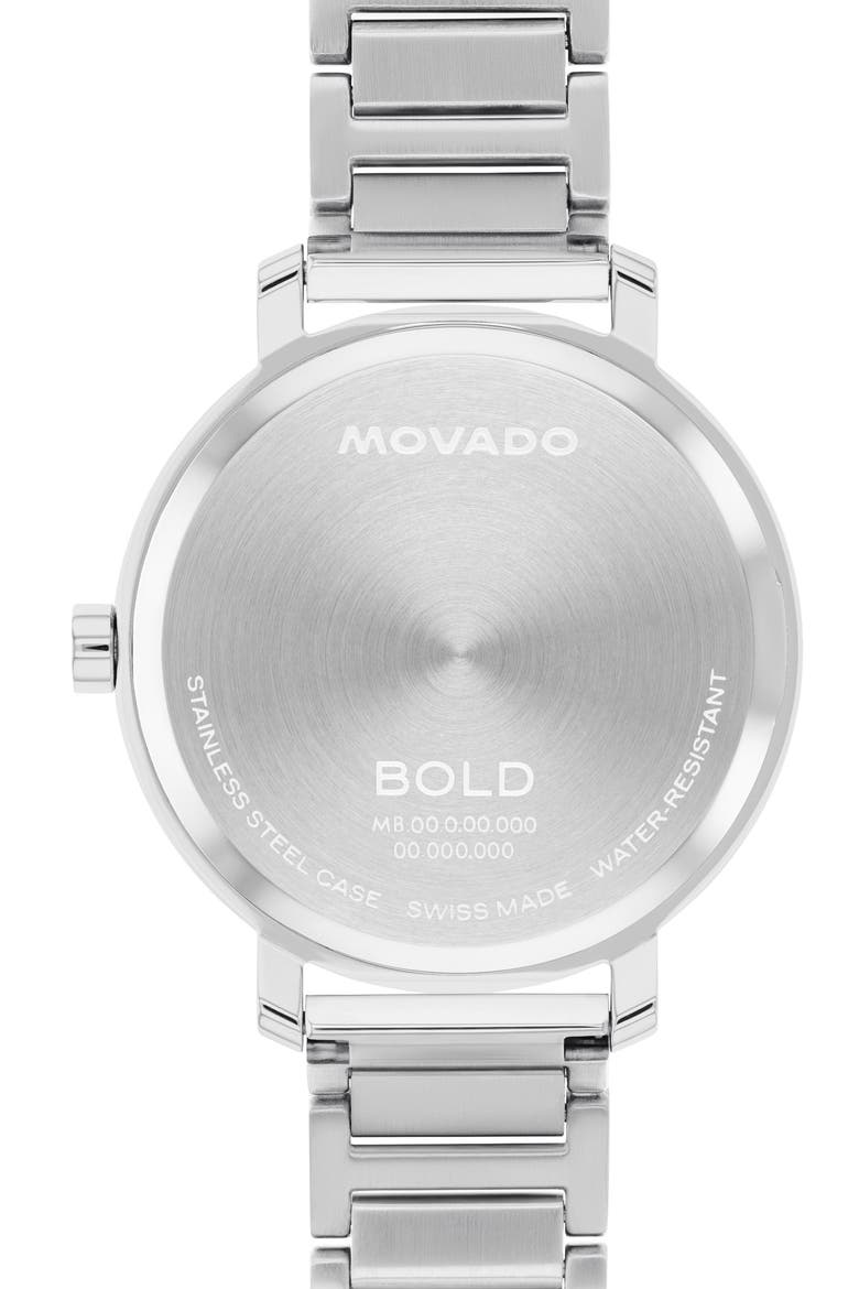 Bold Evolution 2.0 Bracelet Watch, 34mm, Alternate, color, SILVER