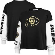 '47 Women's '47 Black Colorado Buffaloes Sydney Long Sleeve T-Shirt