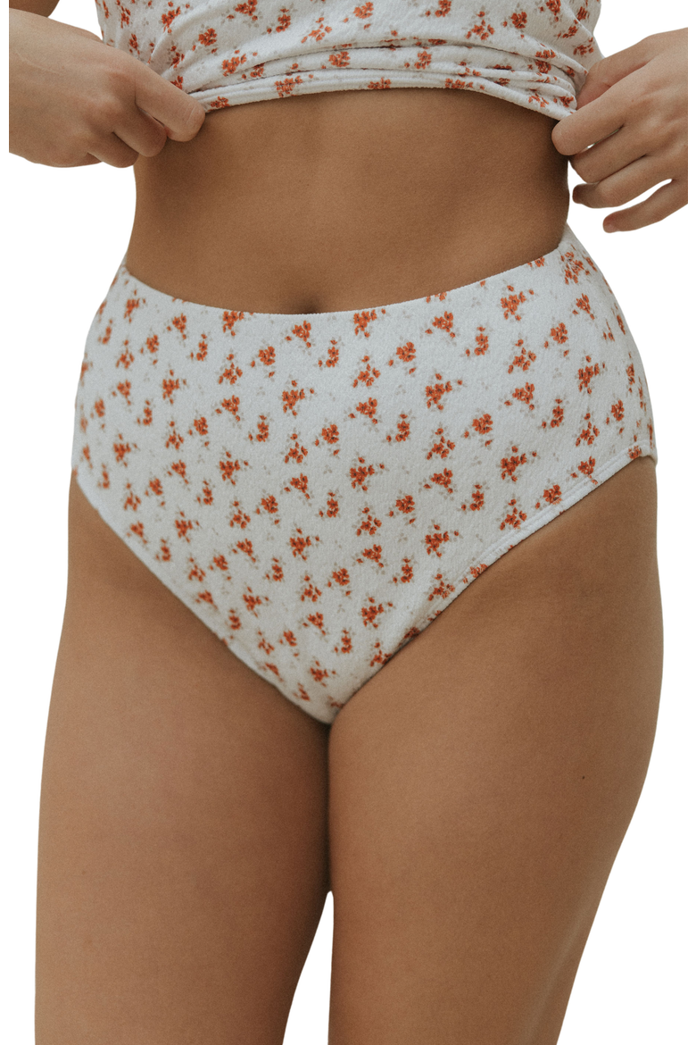 Rosie High Waisted Bottoms, Main, color, Red