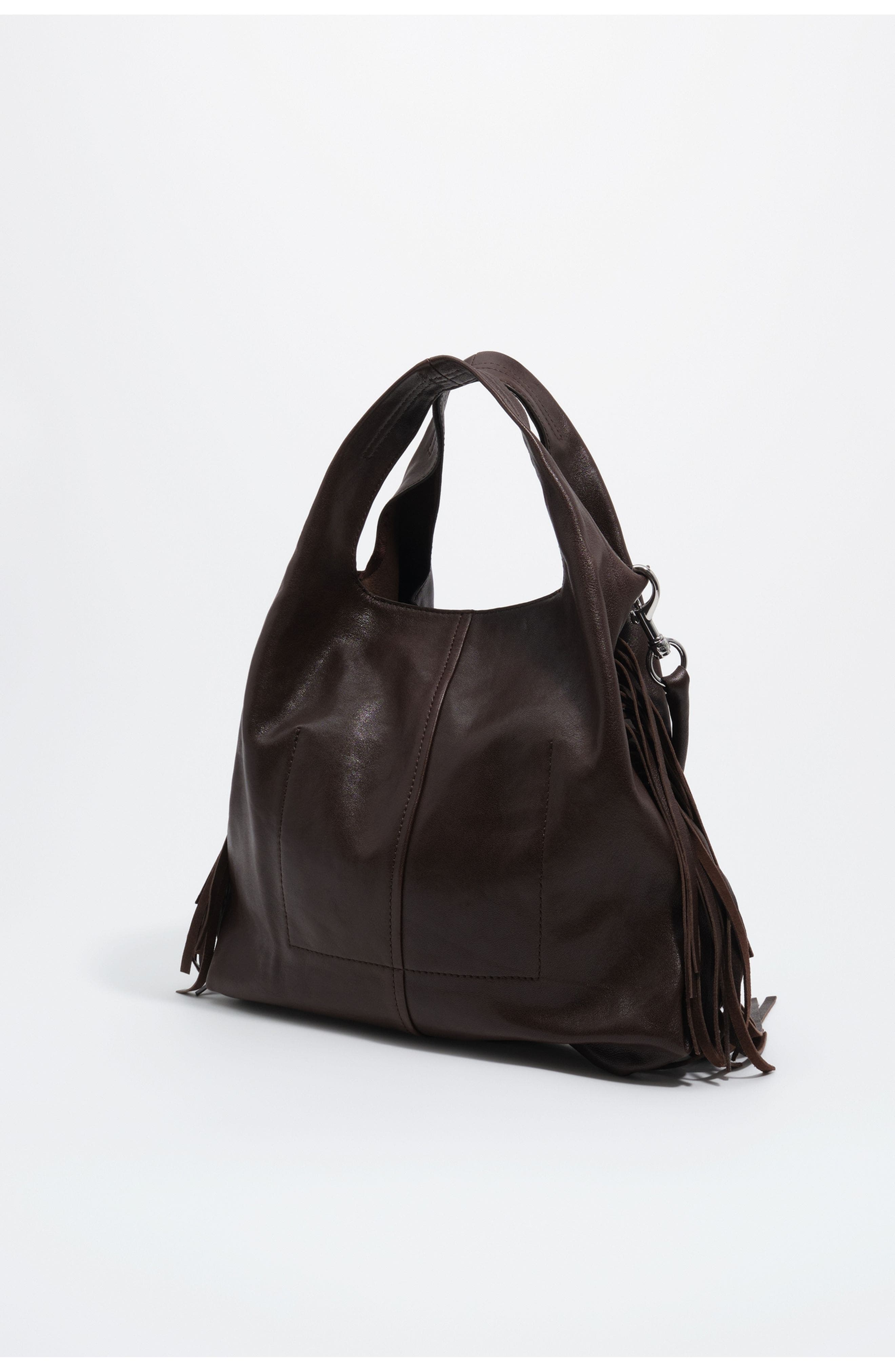 Medium Patchwork Leather Bag, Alternate, color, COFFEE