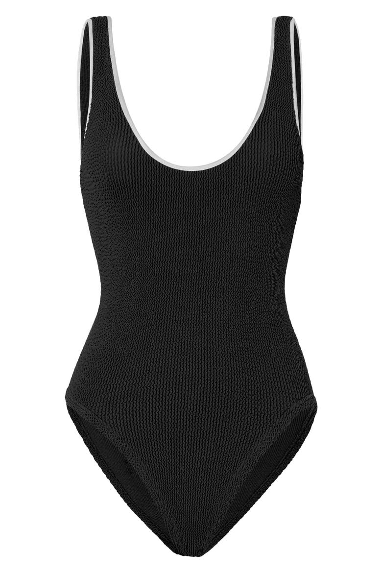 Faye One-Piece Swimsuit, Alternate, color, BLACK