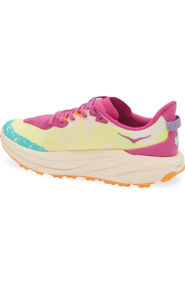 HOKA Kids' Speedgoat 6 Trail Running Shoe, Alternate, color, Fuchsia / Electric Aqua