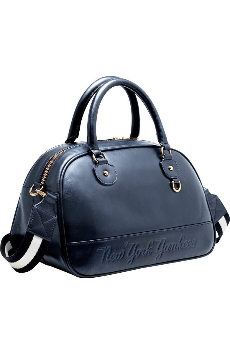 LUSSO New York Yankees Rhetta Bowler Bag, Main, color, Navy