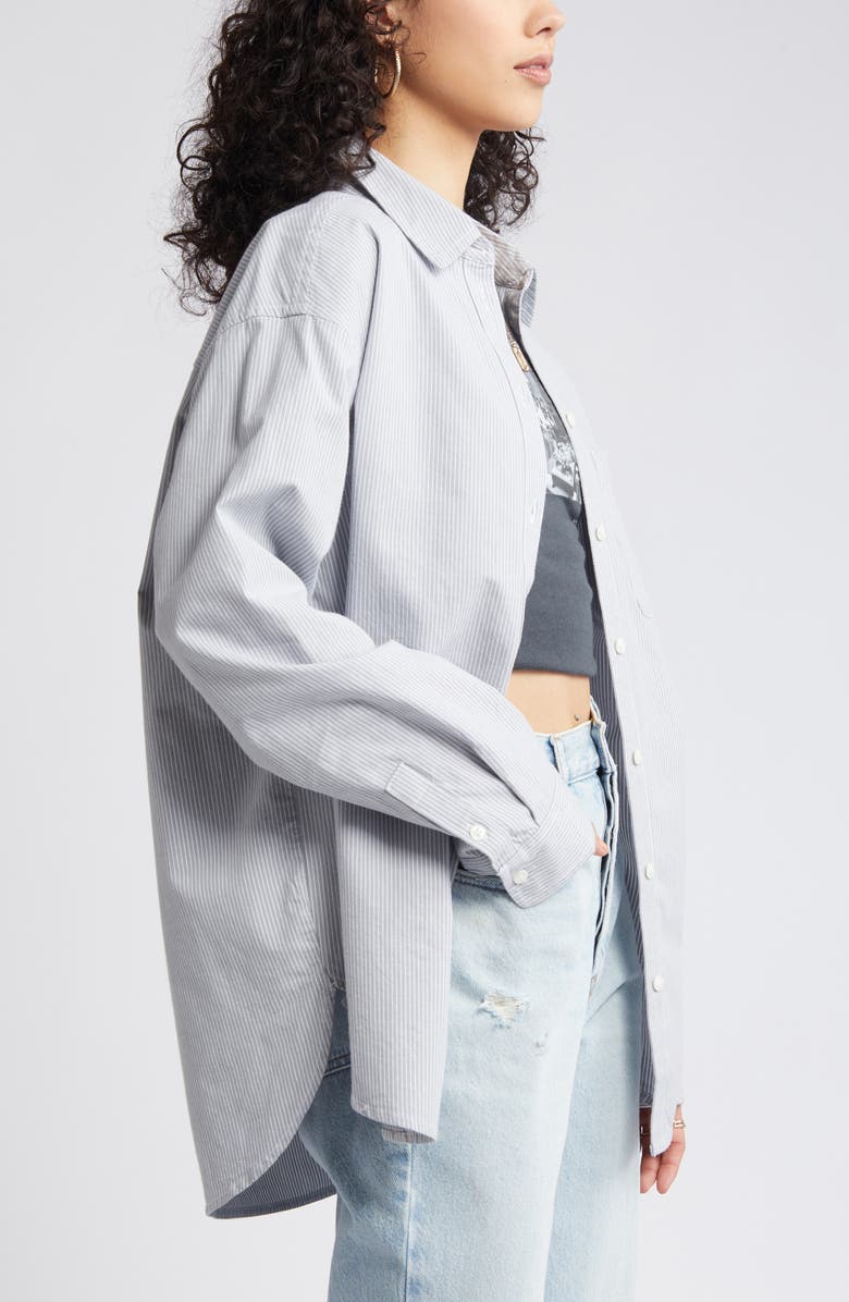 BP. Oxford Cotton Button-Up Shirt, Alternate, color, 