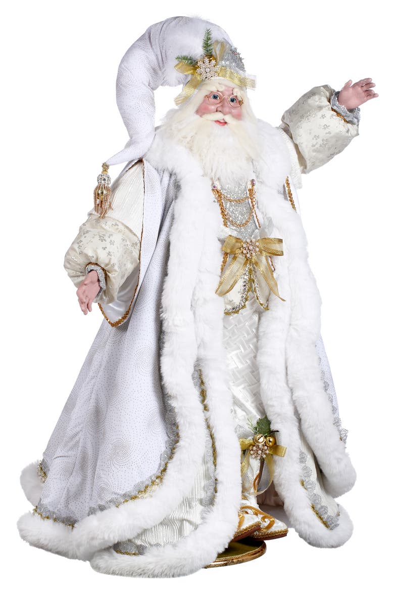 Dreaming of White Christmas Santa, Main, color, White