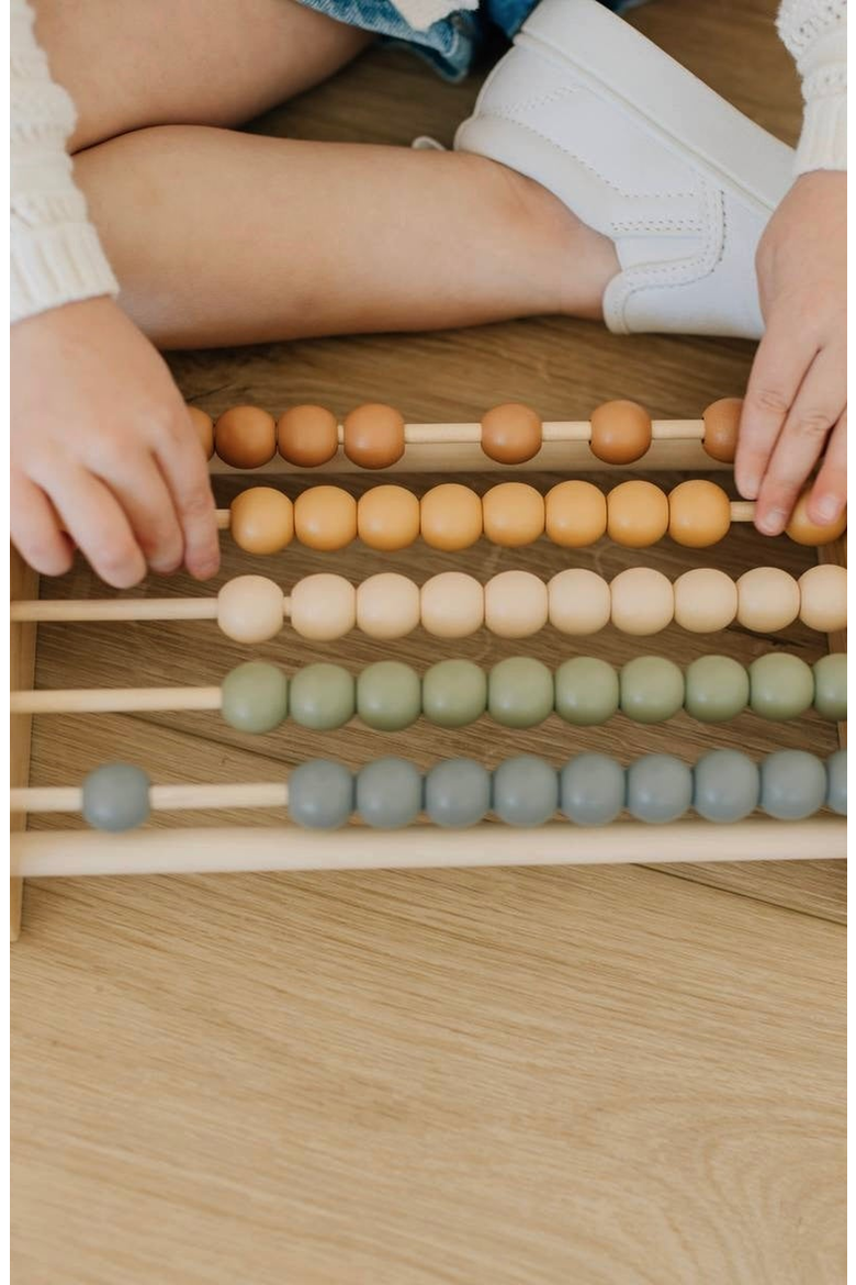 Wooden Abacus, Alternate, color, Neutral Tones