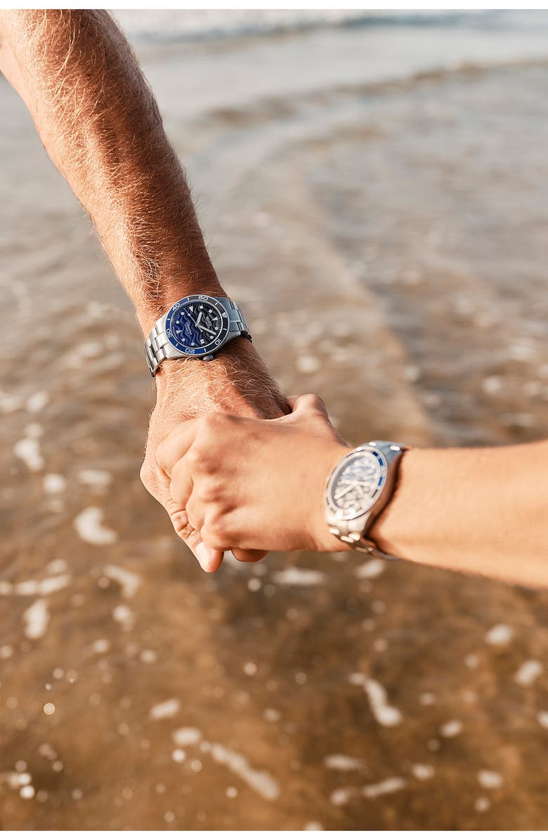 MIDO Ocean Star Captain Automatic Bracelet Watch, 39mm, Alternate, color, Blue Gradient