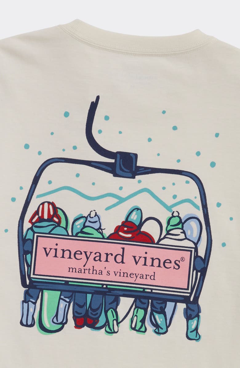vineyard vines Ski Lift Logo Box Long Sleeve Cotton Graphic T-Shirt, Alternate, color,