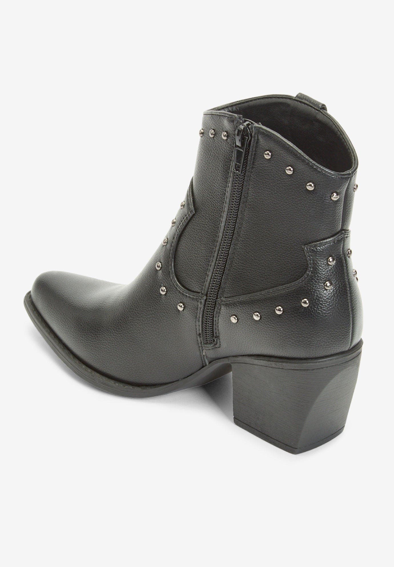 The Hattie Bootie, Alternate, color, BLACK