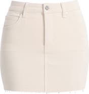 Bayeas Elowen High Waist Raw Hem Denim Skirt