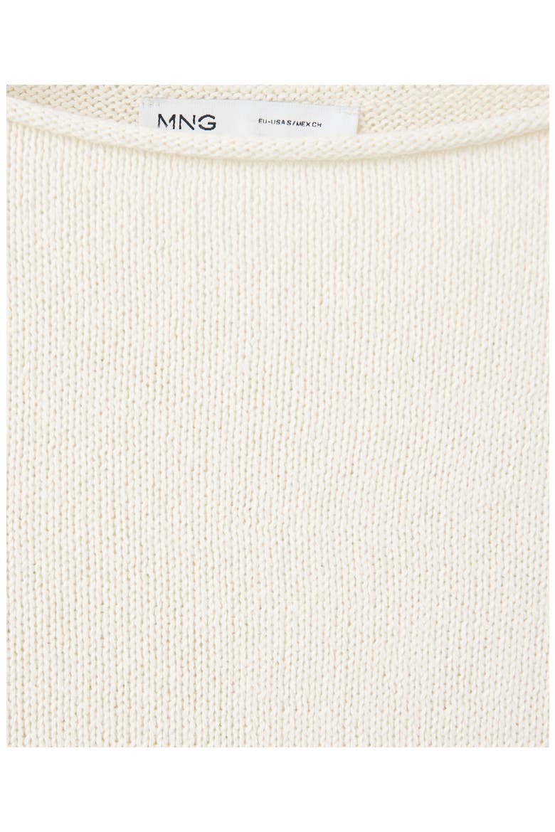 Boat Neck Sweater, Alternate, color, ECRU