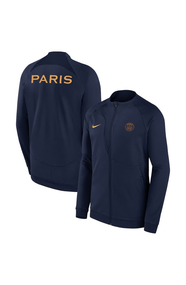 Nike Men's Nike Navy Paris Saint-Germain 2023 Academy Pro Anthem Full-Zip Jacket, Main, color, Navy