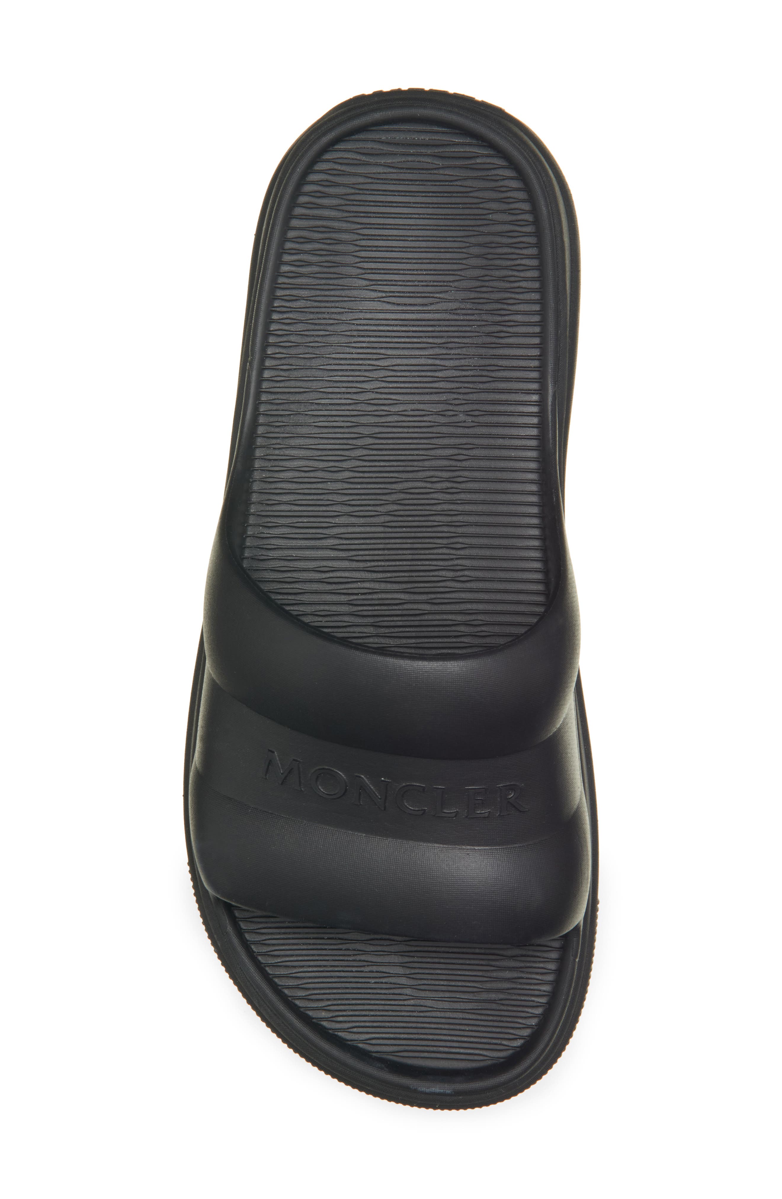 Moncler Altive Slide Sandal, Alternate, color, Black