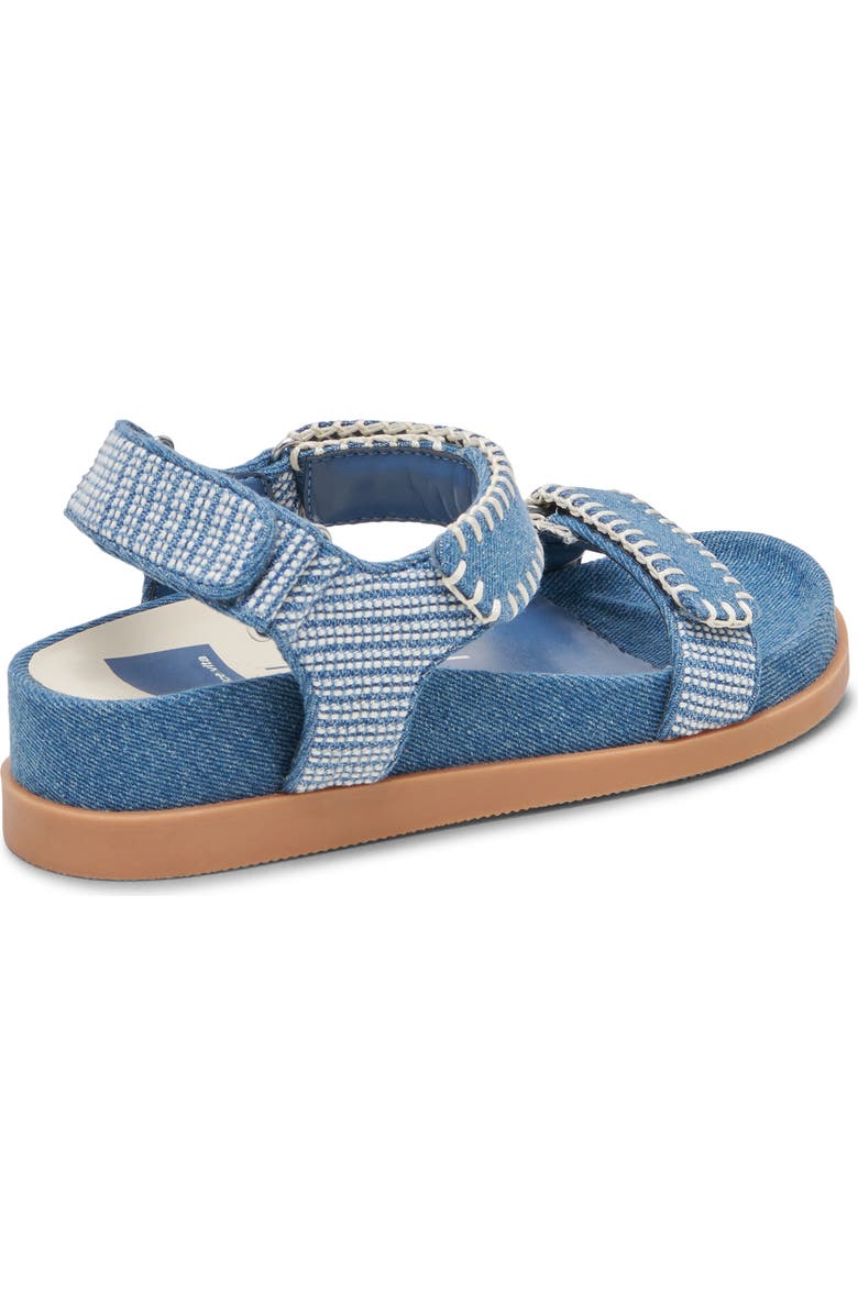Dolce Vita Senora Stitched Sandal, Alternate, color, Blue Multi