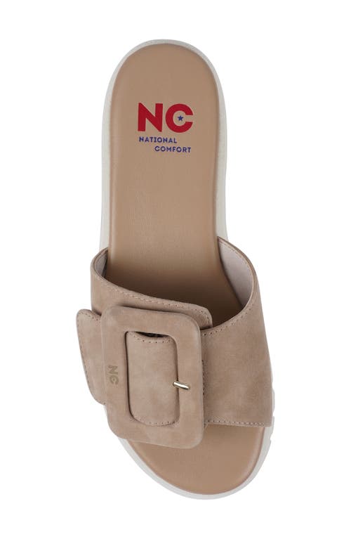 National Comfort Tail Platform Slide Sandal