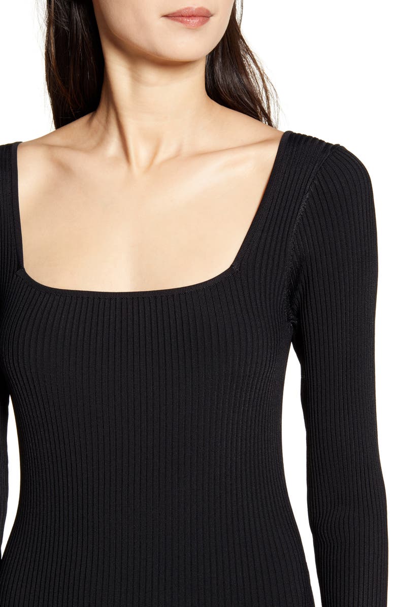 Chelsea28 Long Sleeve Midi Sweater Dress, Alternate, color, 