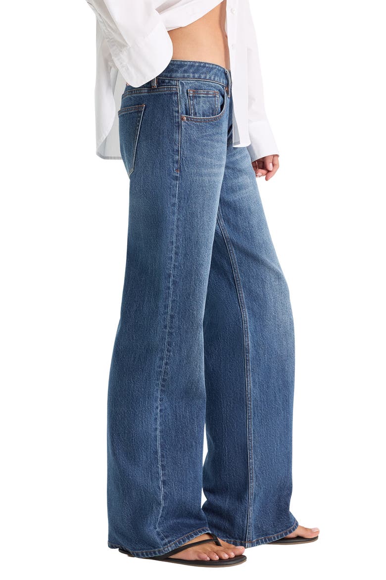 Low Rise Loose Jeans, Alternate, color, INDIGO1291