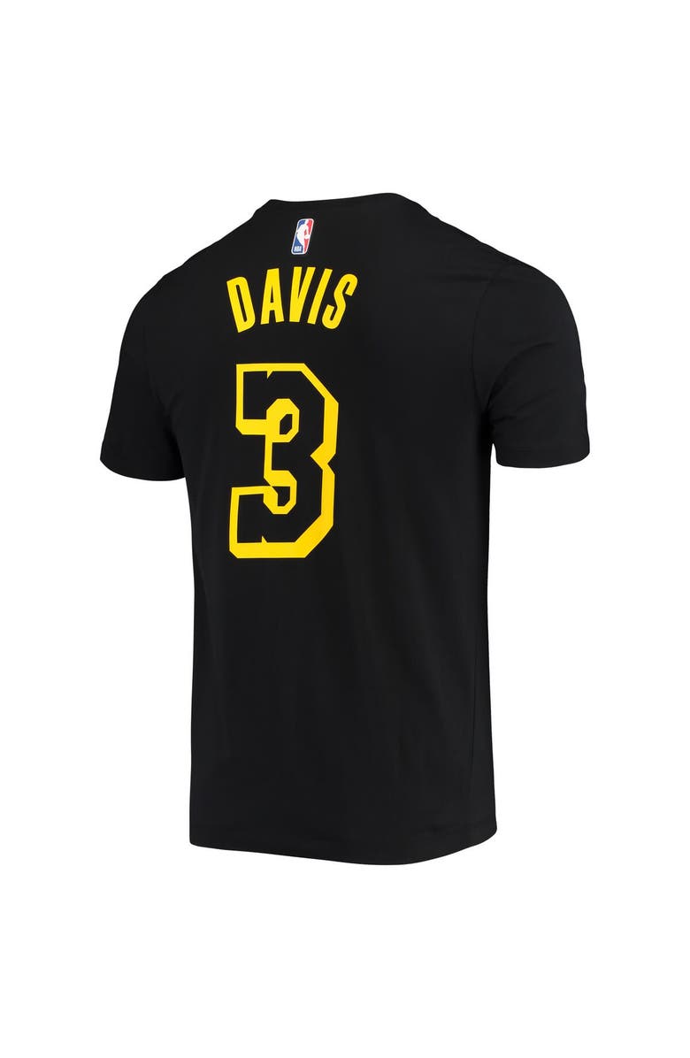 Nike Men's Nike Anthony Davis Black Los Angeles Lakers Name & Number Mamba T-Shirt, Alternate, color,