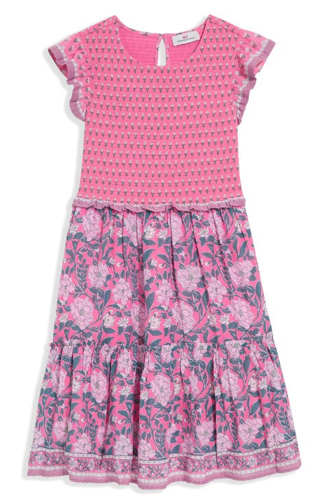 Kids' Ellen Smocked Tiered Dress