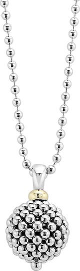 LAGOS Sterling Silver Ball Long Pendant Necklace | Nordstrom