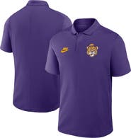 Nike Men's Nike Purple LSU Tigers Primetime Victory Legacy Vault Logo Performance Polo