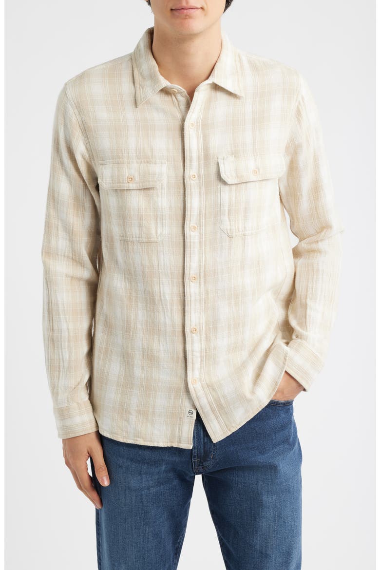 Curtis Classic Fit Button-Up Work Shirt, Main, color, NATURAL MULTI