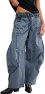 Free People Onset Cotton Twill Parachute Pants