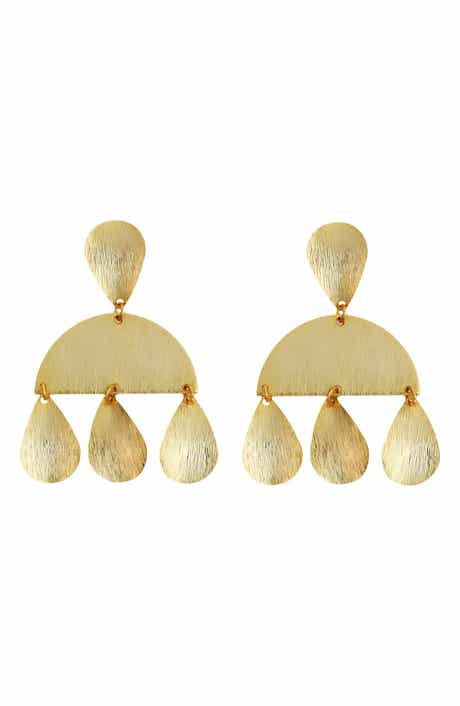 Panacea Brished Teardrop Earrings