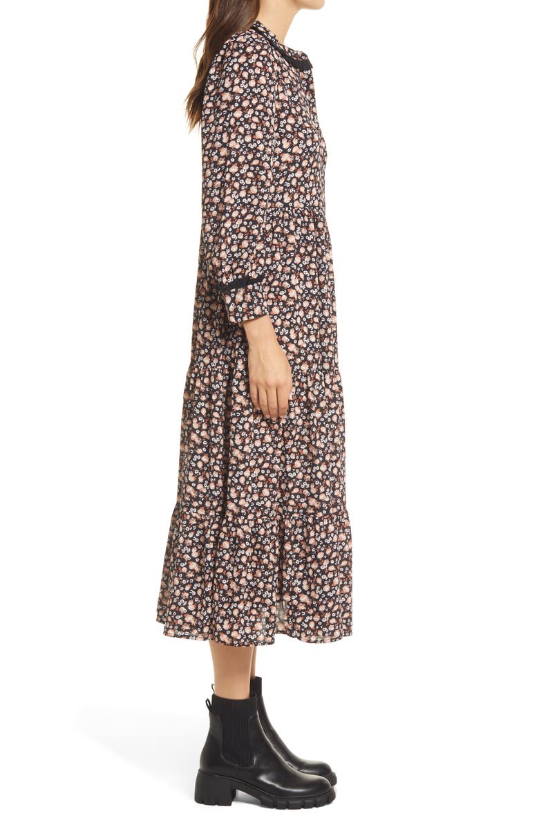 Levi's<sup>®</sup> Levi's <sup>®</sup> Farah Floral Midi Dress, Alternate, color, 