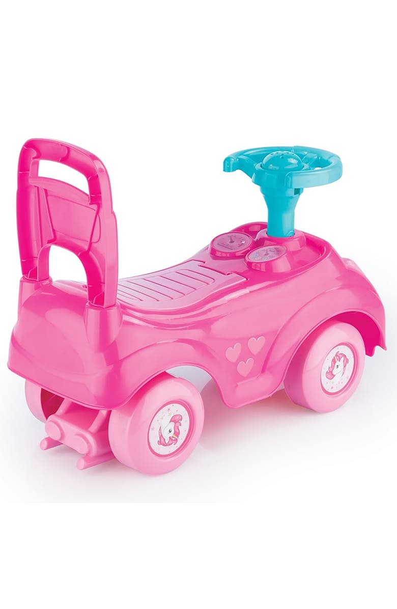 Dolu Pink Unicorn Sit and Ride, Alternate, color, Pink