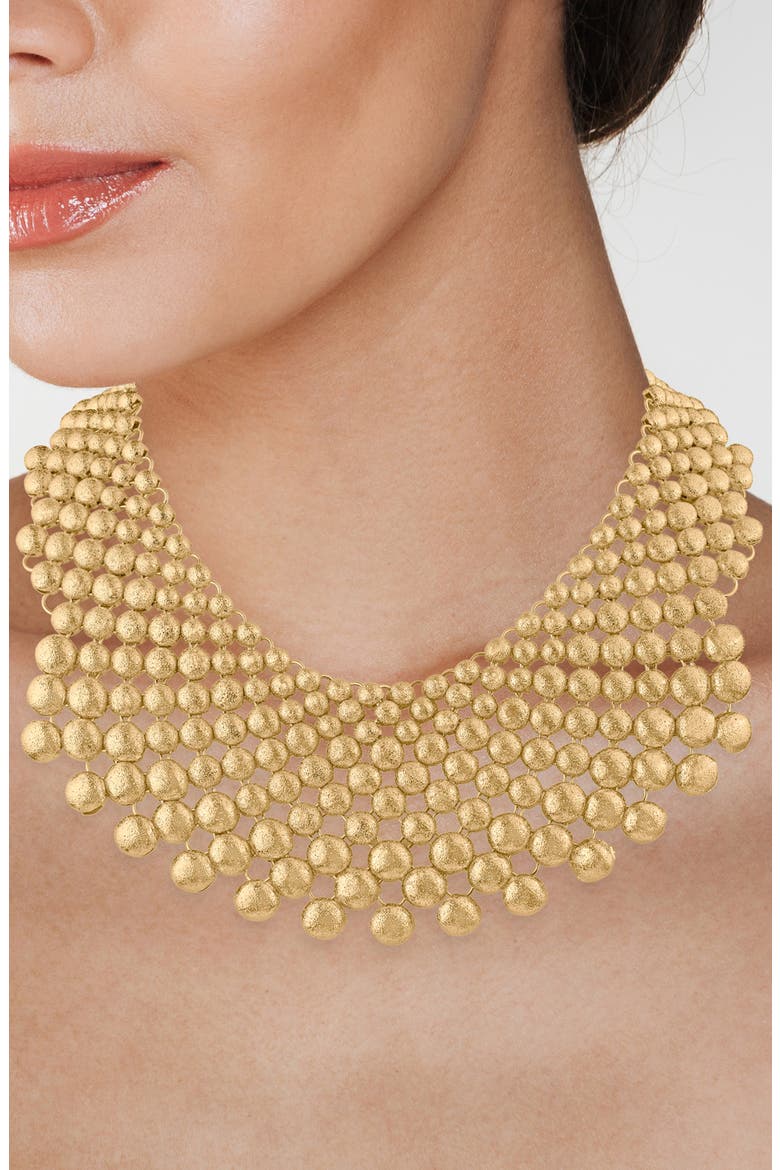 Extra Large Ball Bib Necklace (Nordstrom Exclusive), Alternate, color, GOLD
