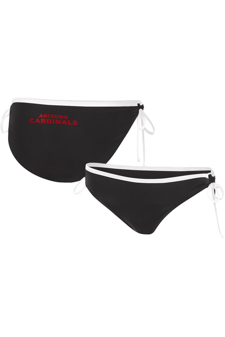 Women's G-III 4Her by Carl Banks Black Arizona Cardinals Perfect Match Bikini Bottom, Main, color, Black