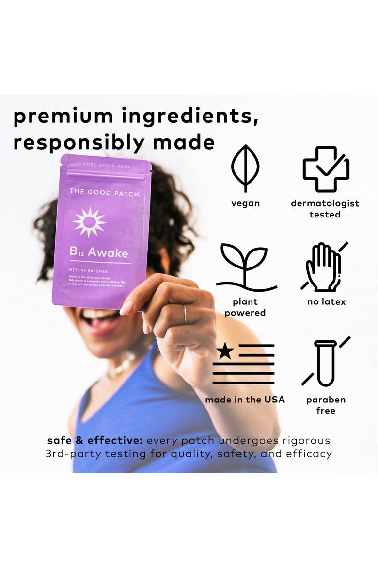 B12 Awake Wellness Patch, Alternate, color, None