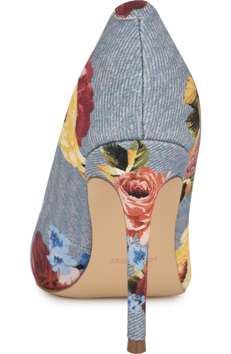 Nine West Fresh Pointed Toe Pump, Alternate, color, Medium Blue 421