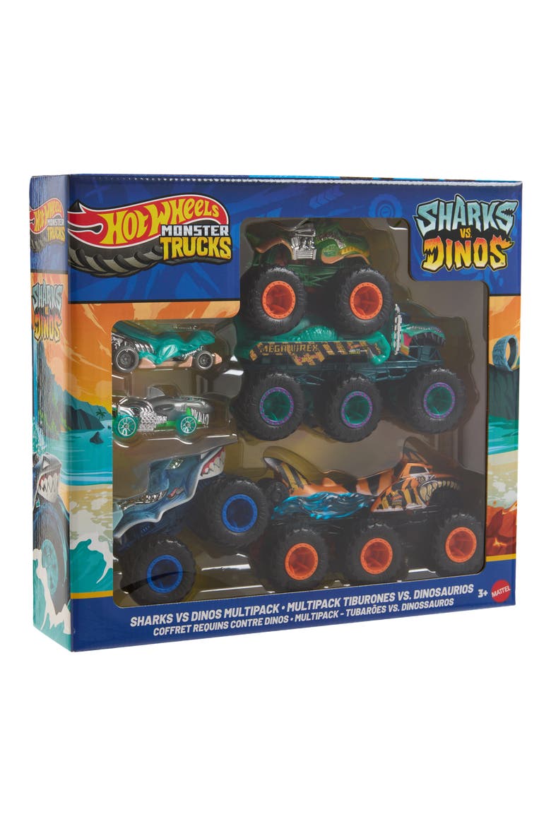 Monster Trucks Sharks vs. Dinos Multipack, Main, color, NONE