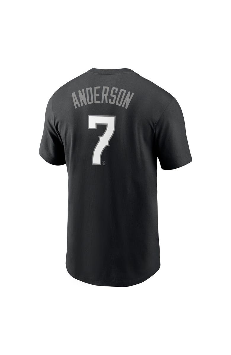 Nike Men's Nike Tim Anderson Black Chicago White Sox City Connect Name & Number T-Shirt, Alternate, color, 