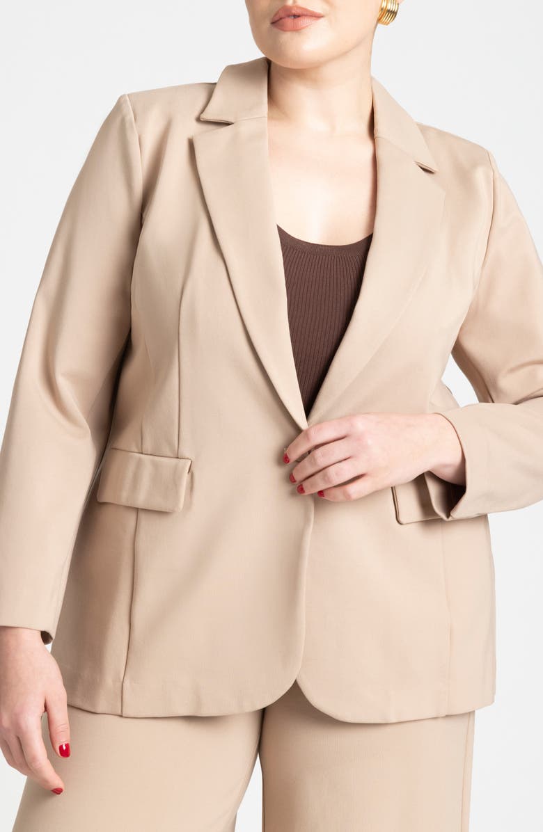 ELOQUII 9-to-5 Stretch Blazer, Alternate, color,