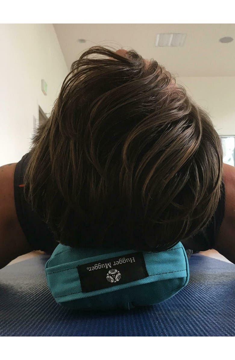 Hugger Mugger Pranayama Yoga Bolster, Alternate, color, Misty Palms