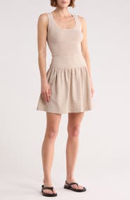 MAX STUDIO Textured Miniskirt