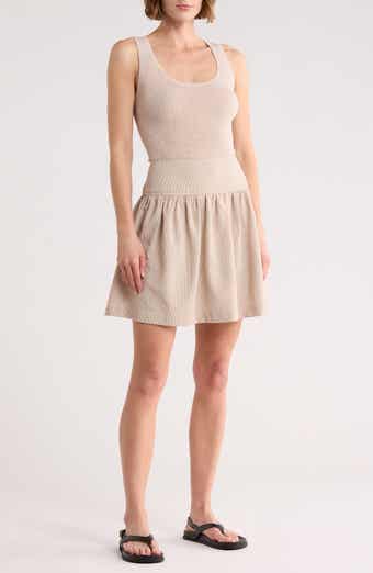 MAX STUDIO Textured Miniskirt