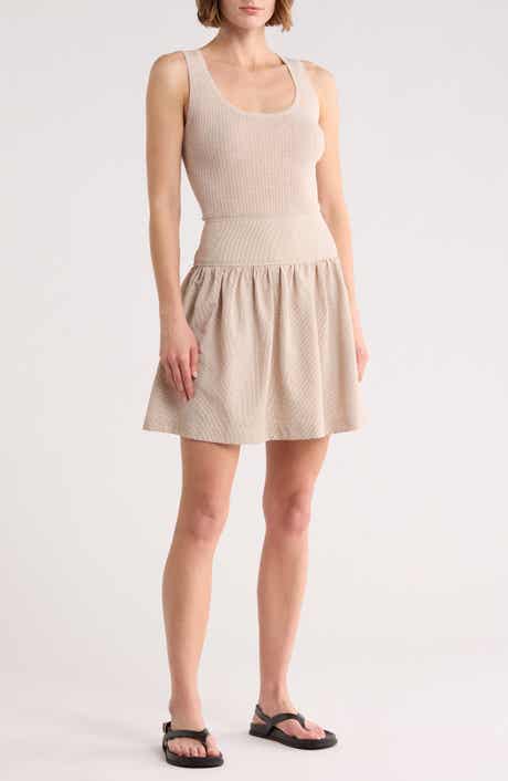 MAX STUDIO Textured Miniskirt