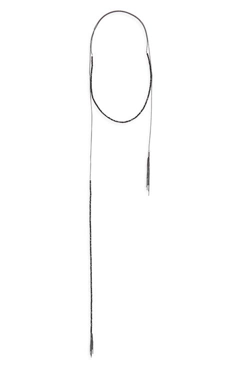 Faceted Bead Multiwrap Necklace