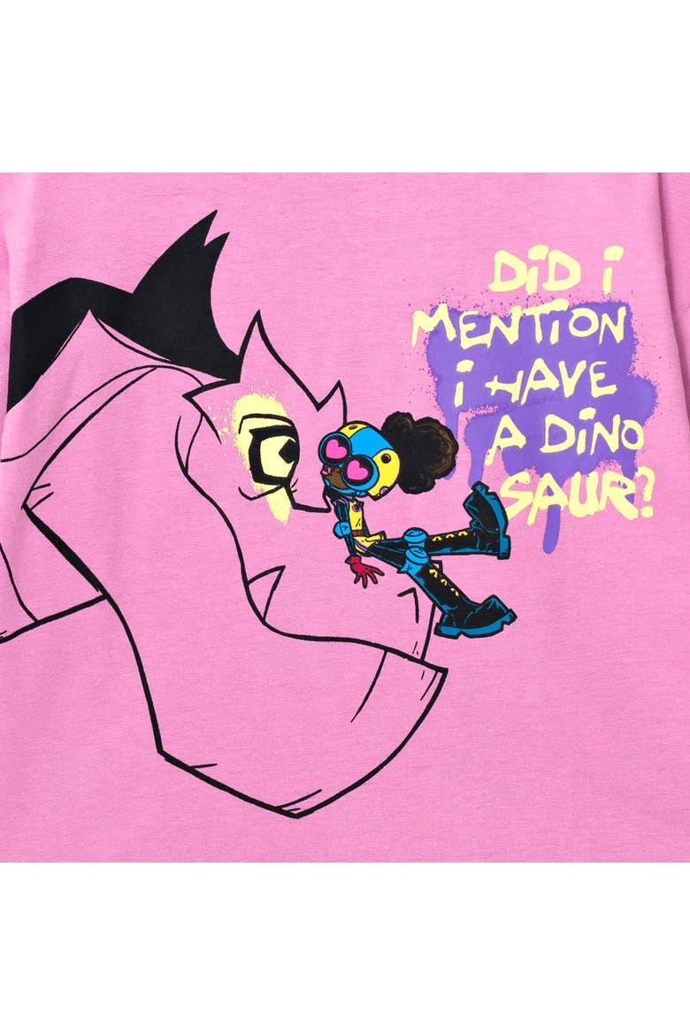 Moon Girl and Devil Dinosaur 2-Piece Tee and Bike Shorts Set, Alternate, color, Purple Devil Dinosaur