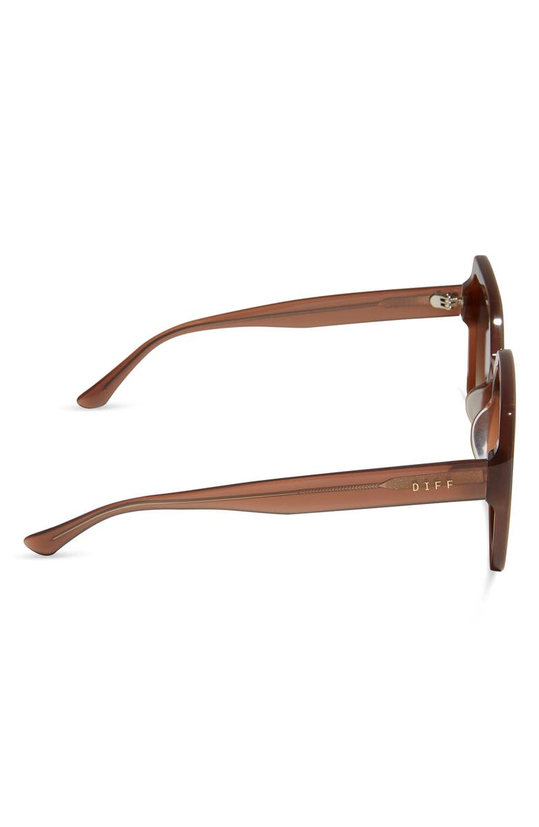 DIFF 63mm Presley Square Sunglasses, Alternate, color, Macchiato Brown Gradient