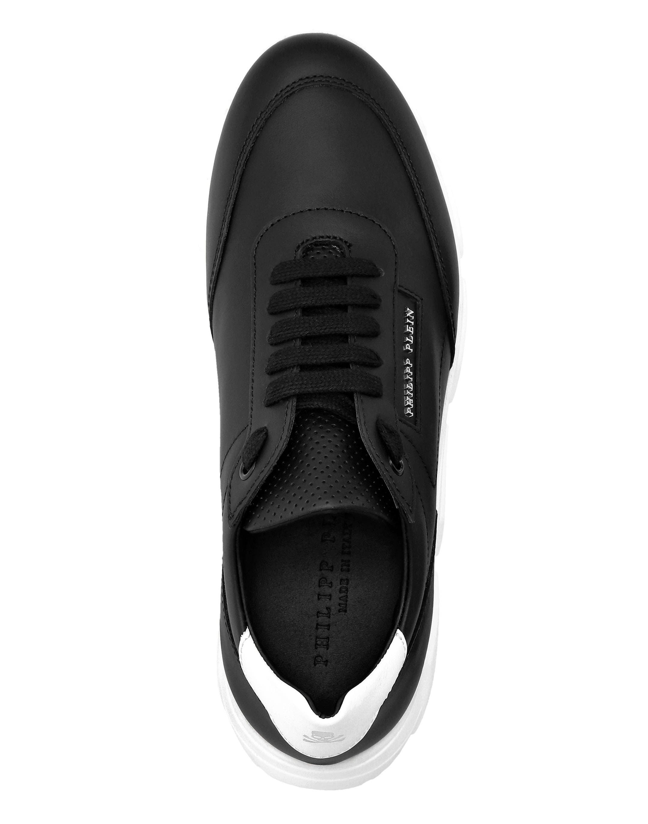 Leather Lo-Top Sneakers Philipp Plein Tm Redefined Women, Alternate, color, black