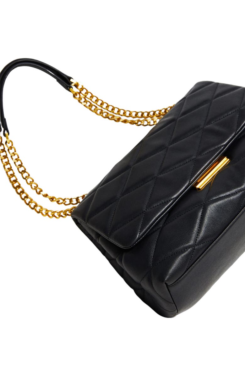 MANGO Quilted Faux Leather Shoulder Bag, Alternate, color,