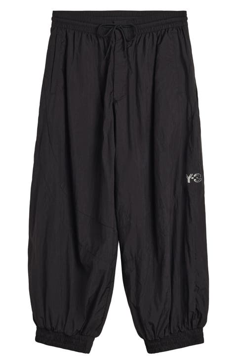 Wide Nylon Track Pants