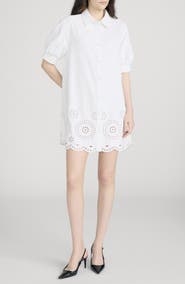FRAME The Eyelet Play Shirtdress