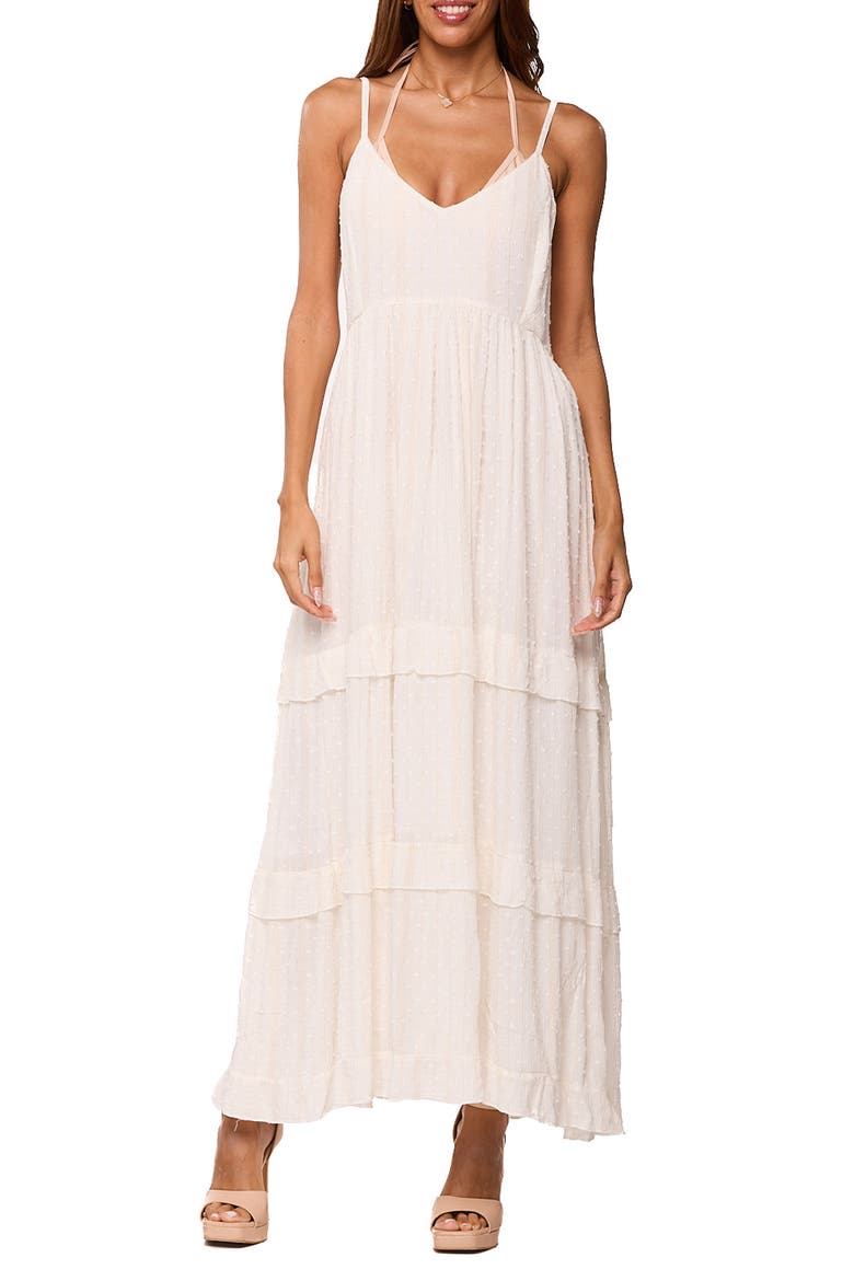 Tiered Maxi Dress, Main, color, WHITE