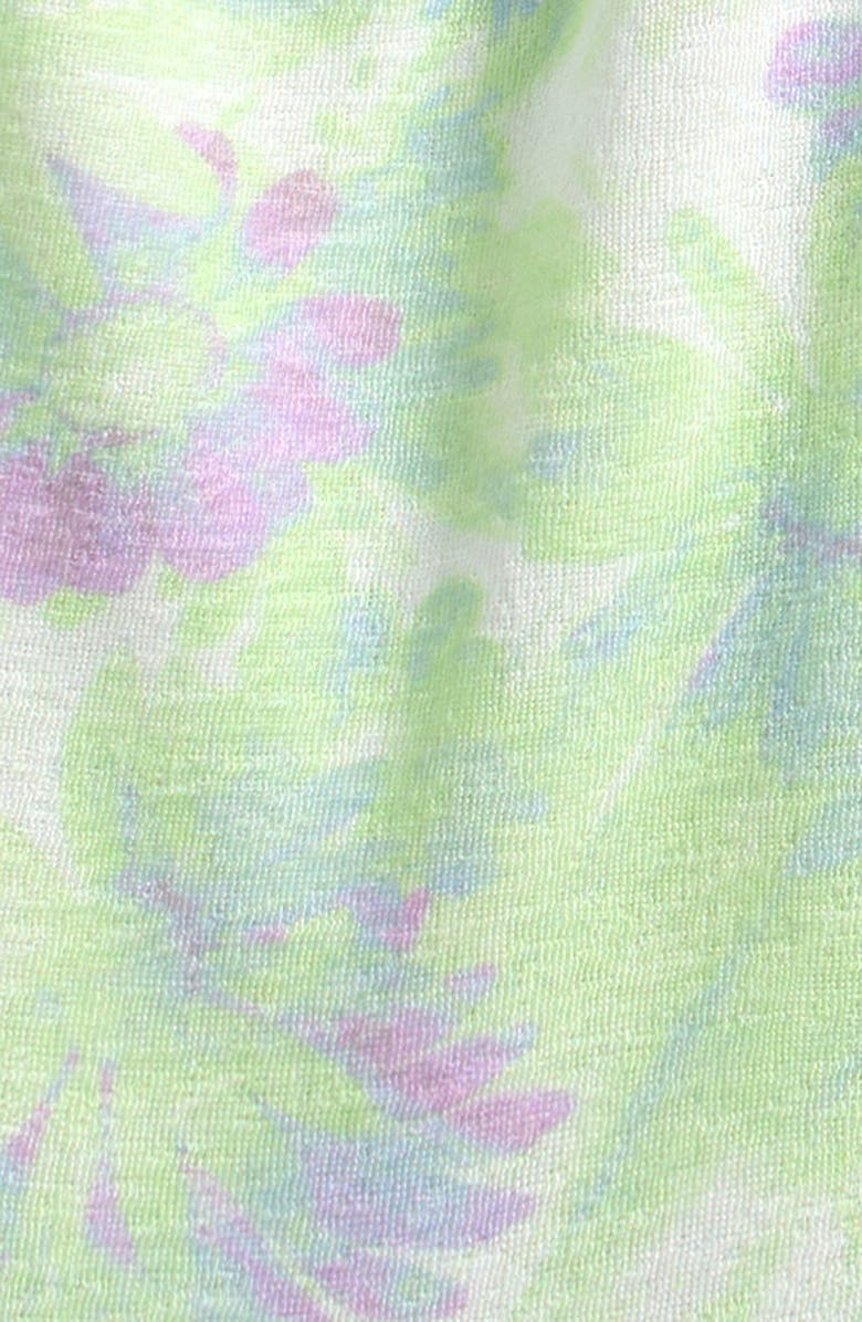 Miken Swim Kids' O Ring Romper, Alternate, color, White/ Lime Cream